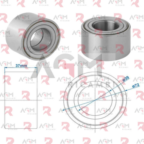 KIT CUSCINETTO COMPACT 39/72/37