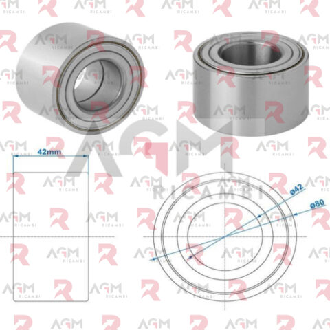 KIT CUSCINETTO COMPACT 42/80/42